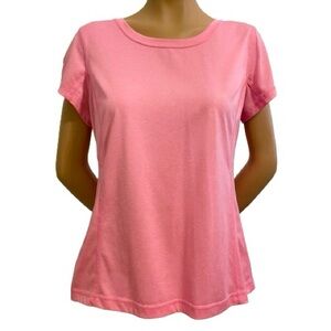 Pink shirt DryTek by Tek Gear workout top size L EUC